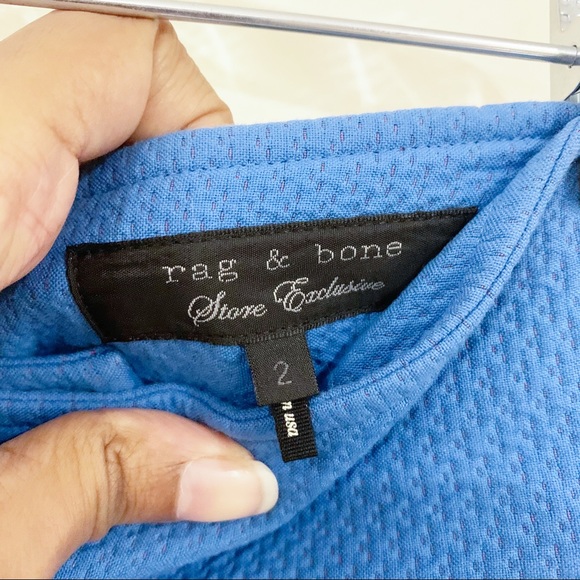 Rag and Bone - Blue Culotte Shorts - Size 2 - Picture 3 of 3